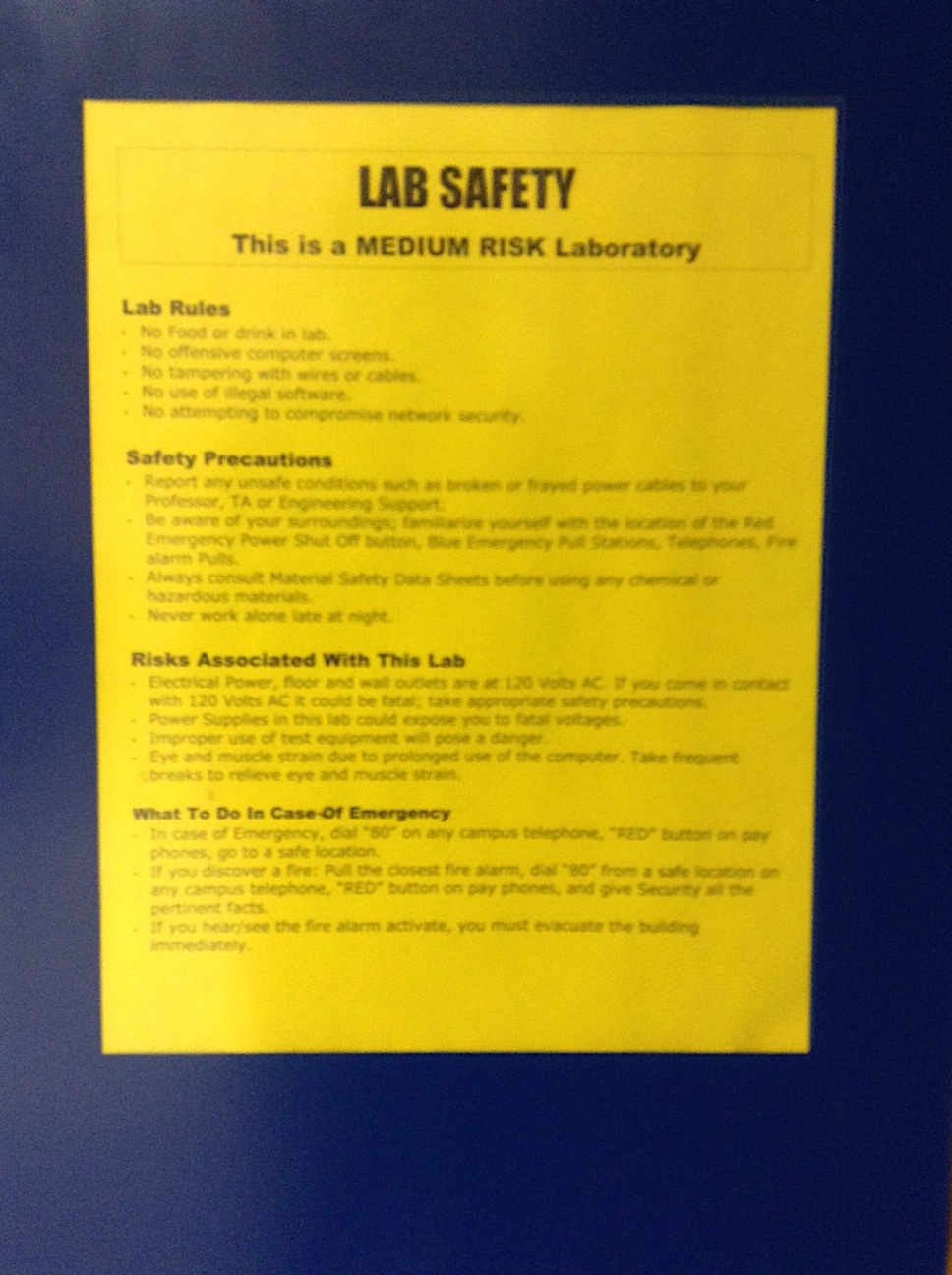 Safety Precautions In Computer Laboratory | HSE Images ...